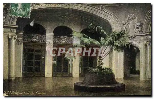 Cartes postales Vichy Le Hall du Casino