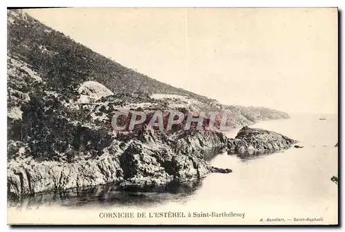 Ansichtskarte AK Corniche de L'Esterel a Saint Barthelemy