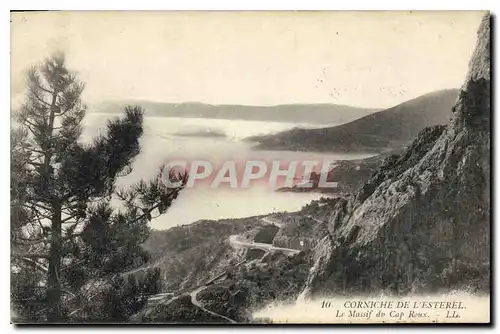 Cartes postales Corniche de l'Esterel Le Massif du Cap Reux