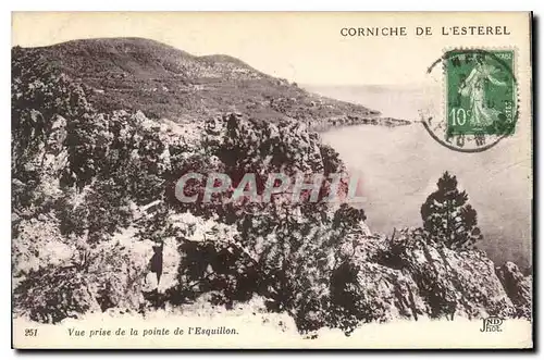 Ansichtskarte AK Corniche de l'Esterel Vue prise de la Pointe de l'Esquillon