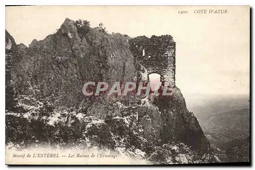 Cartes postales Massif de l'Esterel Les Ruines de l'Ermitage