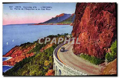 Cartes postales Esterel La Pointe de l'Esquillon et du Cap Roux