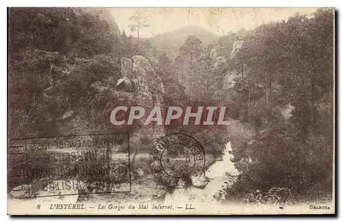 Cartes postales L'Esterel Les Gorges du Mal Infermet