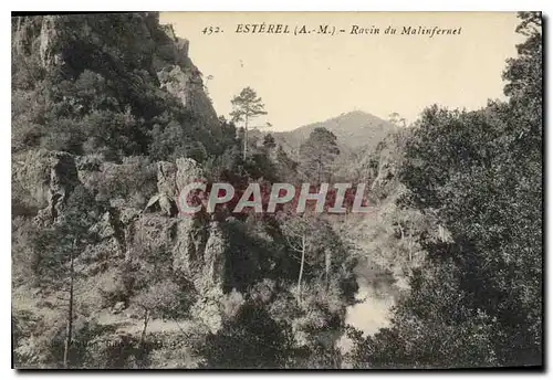 Cartes postales Esterel (A M) Ravin du Malinfernet