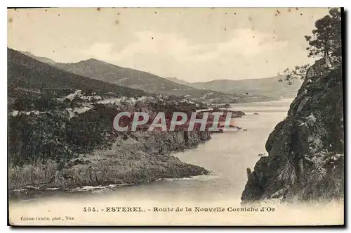 Cartes postales Esterel Route de la Nouvelle Corniche d'Or