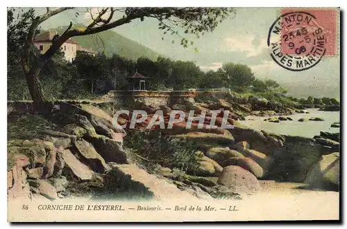 Cartes postales Corniche de l'Esterel Bord de la Mer