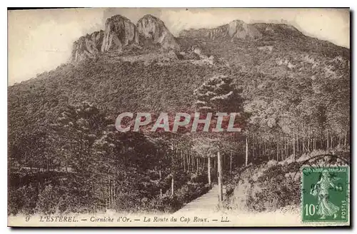 Cartes postales L'Esterel Corniche d'Or La route du Cap Roux