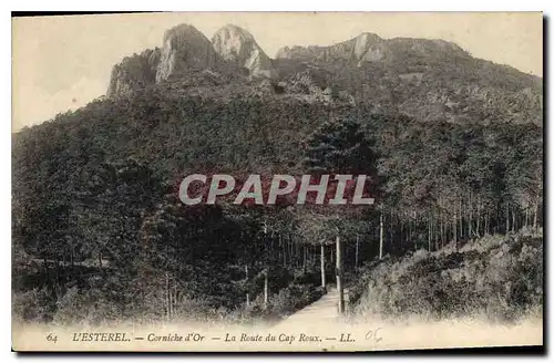Cartes postales L'Esterel Corniche d'Or La route du Cap Roux