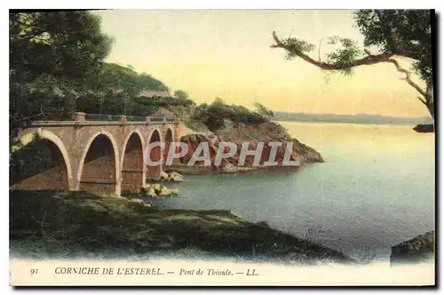 Cartes postales Esterel Corniche Pont de Theoule