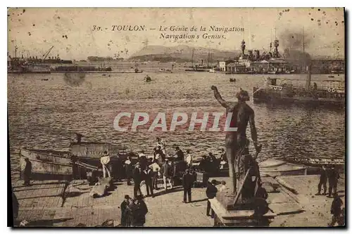 Cartes postales Toulon Le Genie de la Navigation