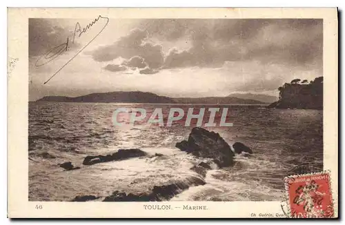 Cartes postales Toulon Marine