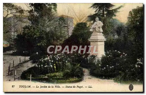 Cartes postales Toulon Le Jardin de la Ville