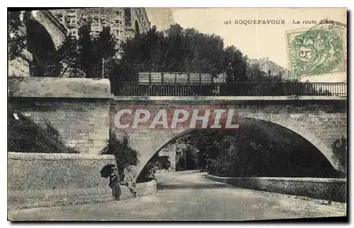 Cartes postales Roquefavour La route