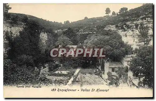 Cartes postales Roquefavour Vallon St Honorat