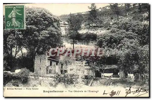 Cartes postales Roquefavour Vue Generale de l'Ermitage