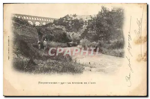 Cartes postales Roquefavour La riviere de l'Arc