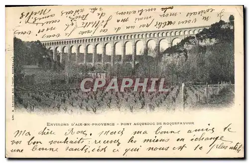 Cartes postales Roquefavour Pont Aqueduc