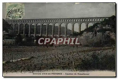 Cartes postales Roquefavour Aqueduc