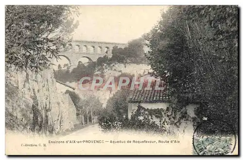 Ansichtskarte AK Roquefavour Aqueduc