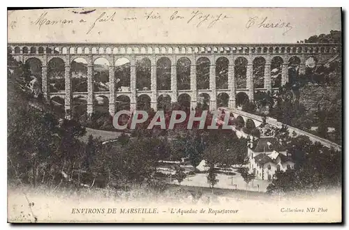 Ansichtskarte AK Roquefavour L'Aqueduc