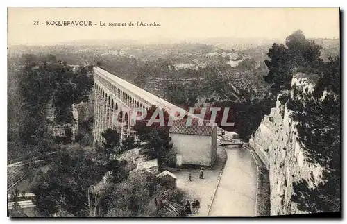 Cartes postales Roquefavour Le sommet de l'Aqueduc