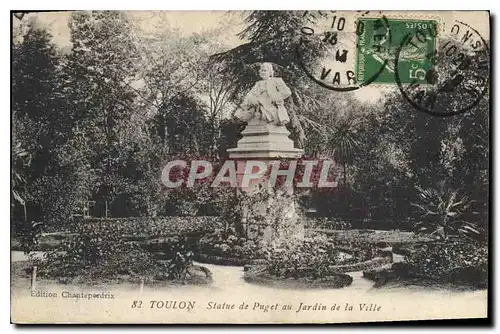 Cartes postales Toulon Statue de Puget