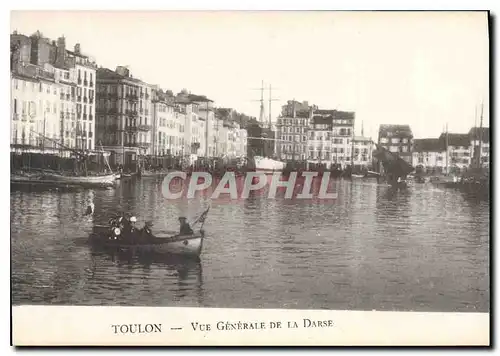 Ansichtskarte AK Toulon Vue generale de la Darse Bateaux