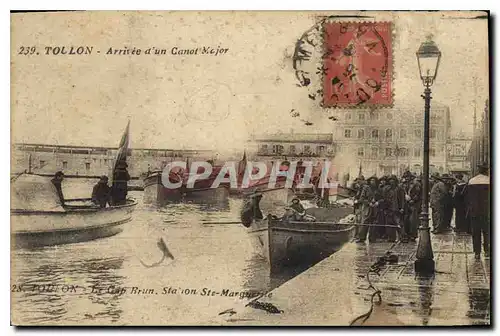 Cartes postales Toulon Arrivee d'un Canot Mejor