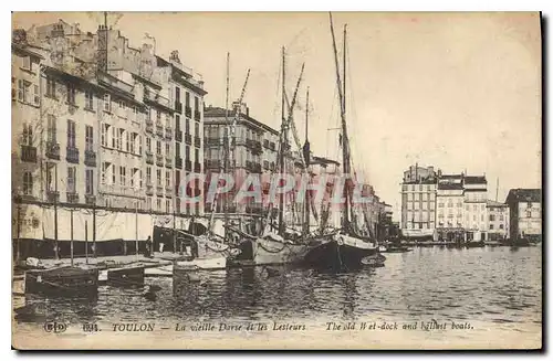 Ansichtskarte AK Toulon La vieille Darse Bateaux