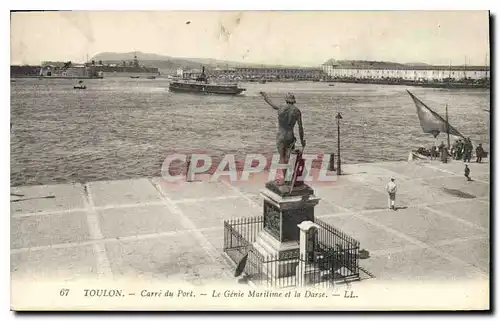 Ansichtskarte AK Toulon Carre du Port