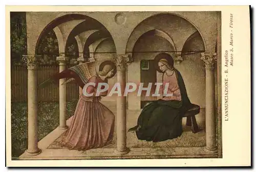 Cartes postales L'annuciazone Angelico Museo S Marco Firenze