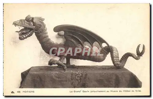 Cartes postales Poitiers Le Grand Goule Musee de l'Hotel de ville Dragon