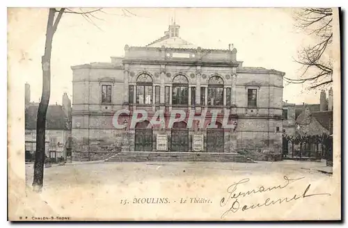 Cartes postales Moulins Le theatre