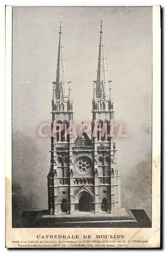 Cartes postales Moulins Cathedrale