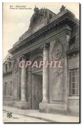 Ansichtskarte AK Moulins Porte du Lycee Banville