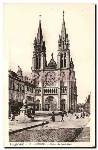 Cartes postales Moulins Eglise du Sacre Coeur