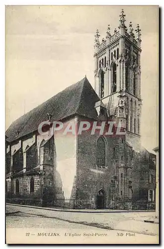 Cartes postales Moulins L'Eglise Saint Pierre