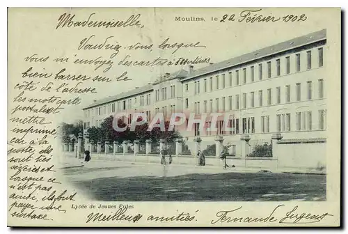 Ansichtskarte AK Moulins Lycee de Jeunes Filles