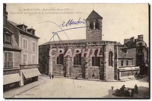 Cartes postales Montlucon Eglise Notre Dame (XVe s)