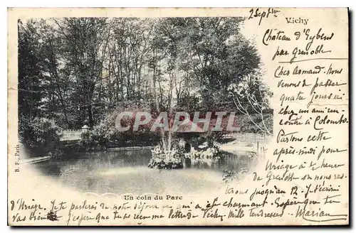 Cartes postales Vichy Un coin du Parc