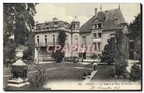 Cartes postales Vichy La Maison de Madame de Sevigne