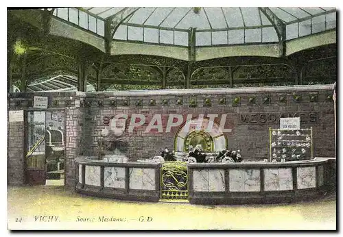 Cartes postales Vichy Source Mesdames