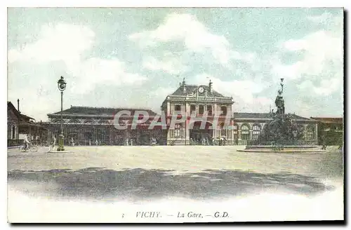 Cartes postales Vichy La Gare