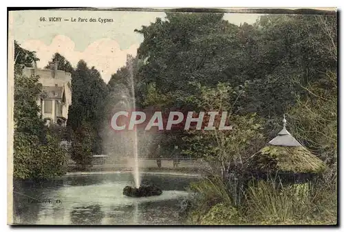 Cartes postales Vichy Le Parc des Cygnes