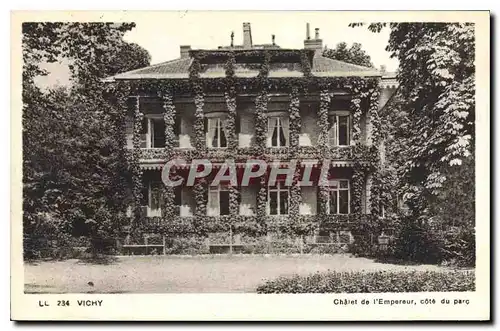 Cartes postales Vichy Chalet de l'Empereur cote du parc