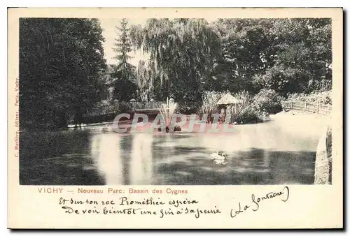 Cartes postales Vichy Nouveau Parc Bassin des Cygnes