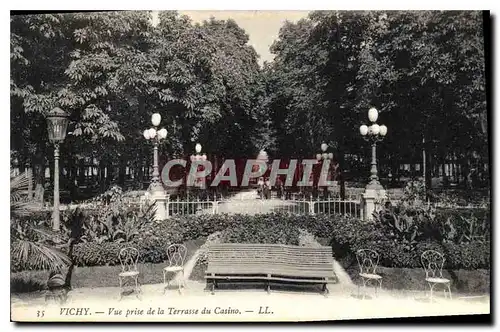 Ansichtskarte AK Vichy Vue prise de la Terrasse du Casino