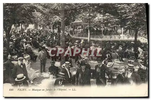 Cartes postales Vichy Musique au Jardin de l'Hopital