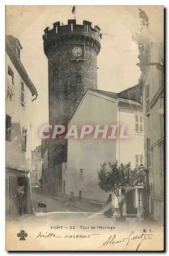 Cartes postales Vichy Tour de l'Horloge