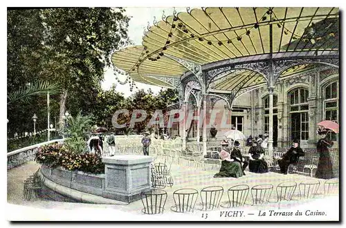 Ansichtskarte AK Vichy La Terrasse du Casino